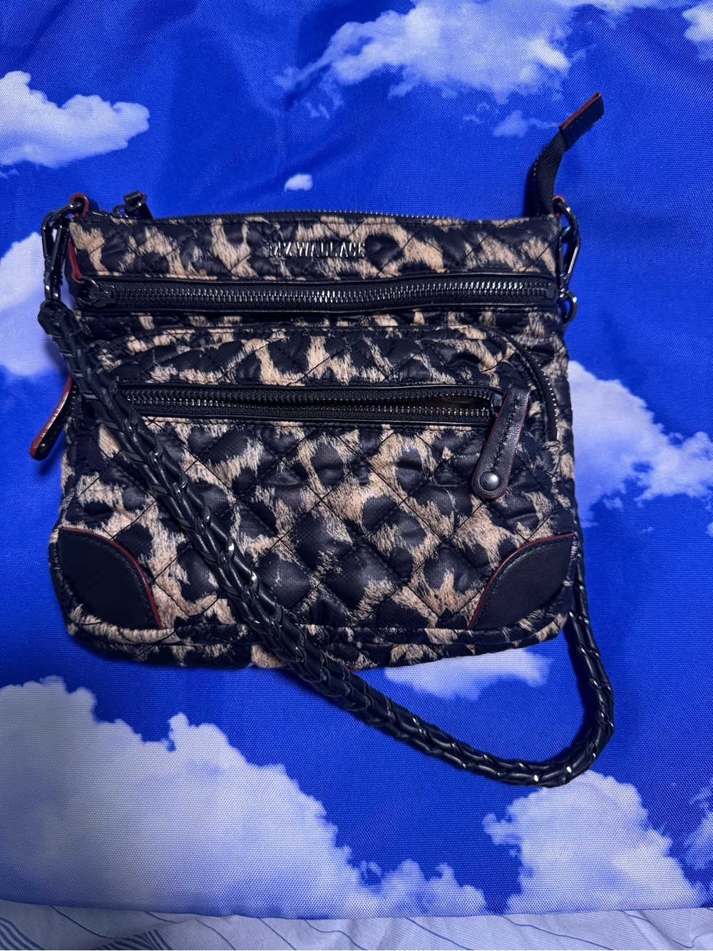 MZ Wallace Animal Print Downtown Crosby